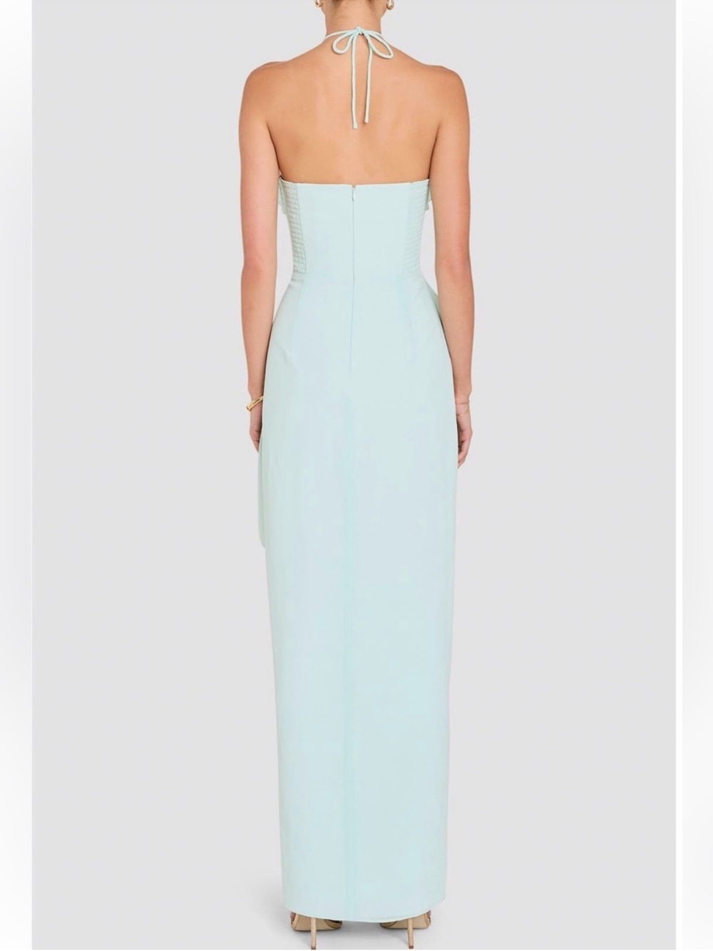 Amanda Uprichard Alessandra Halter Maxi Dress - Picture 2 of 6